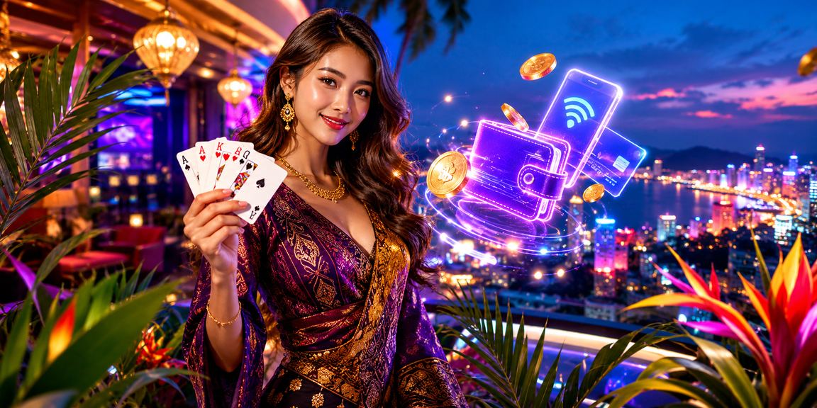 Permainan rummy kad tradisional bergaya Malaysia dalam talian