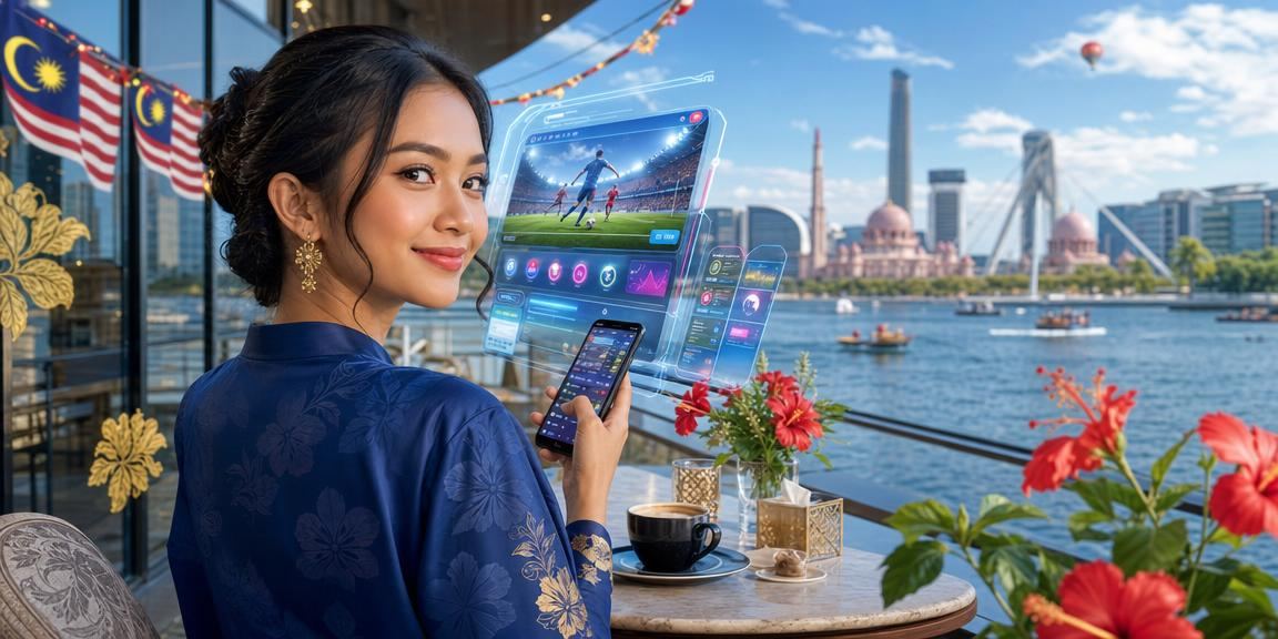 Mobile lottery access in Putrajaya using a smartphone